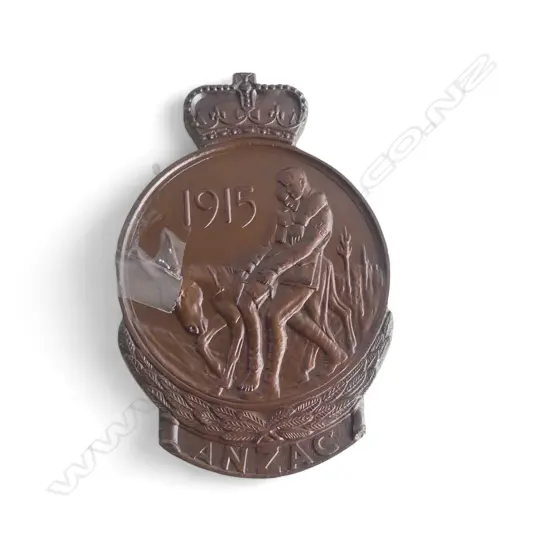 1967 ANZAC GALLIPOLI MEDALLION F. A. RICH 75x50mm, CASED