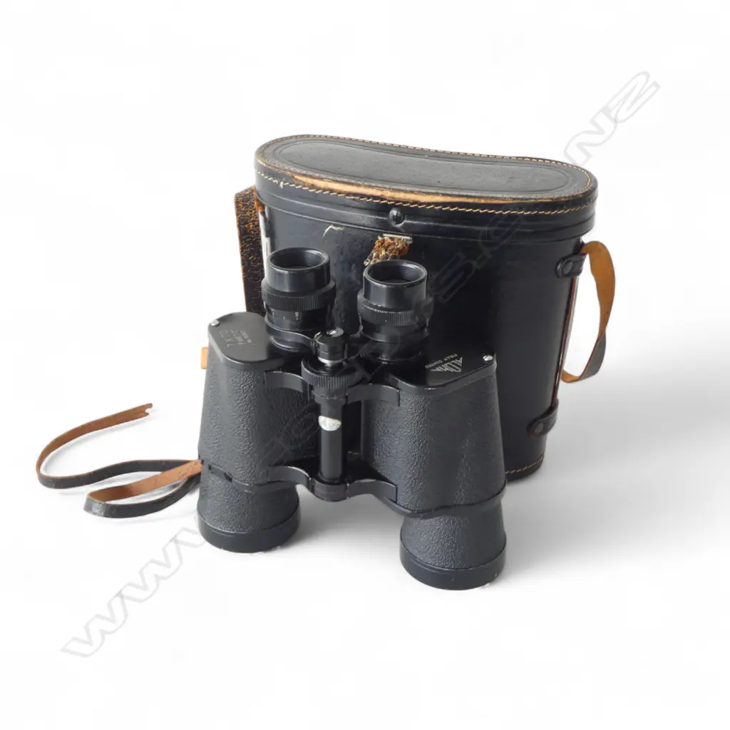 PR ALOMA 7x50 FIELD BINOCULARS, CASED Image 1++