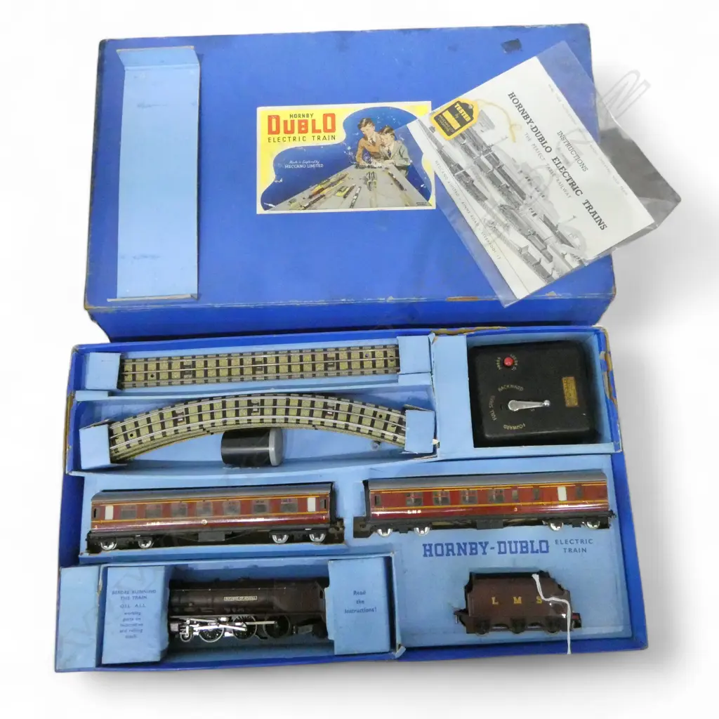 VINTAGE BOXED HORNBY DUBLO ELECTRIC TRAIN SET L490MM Image 1++