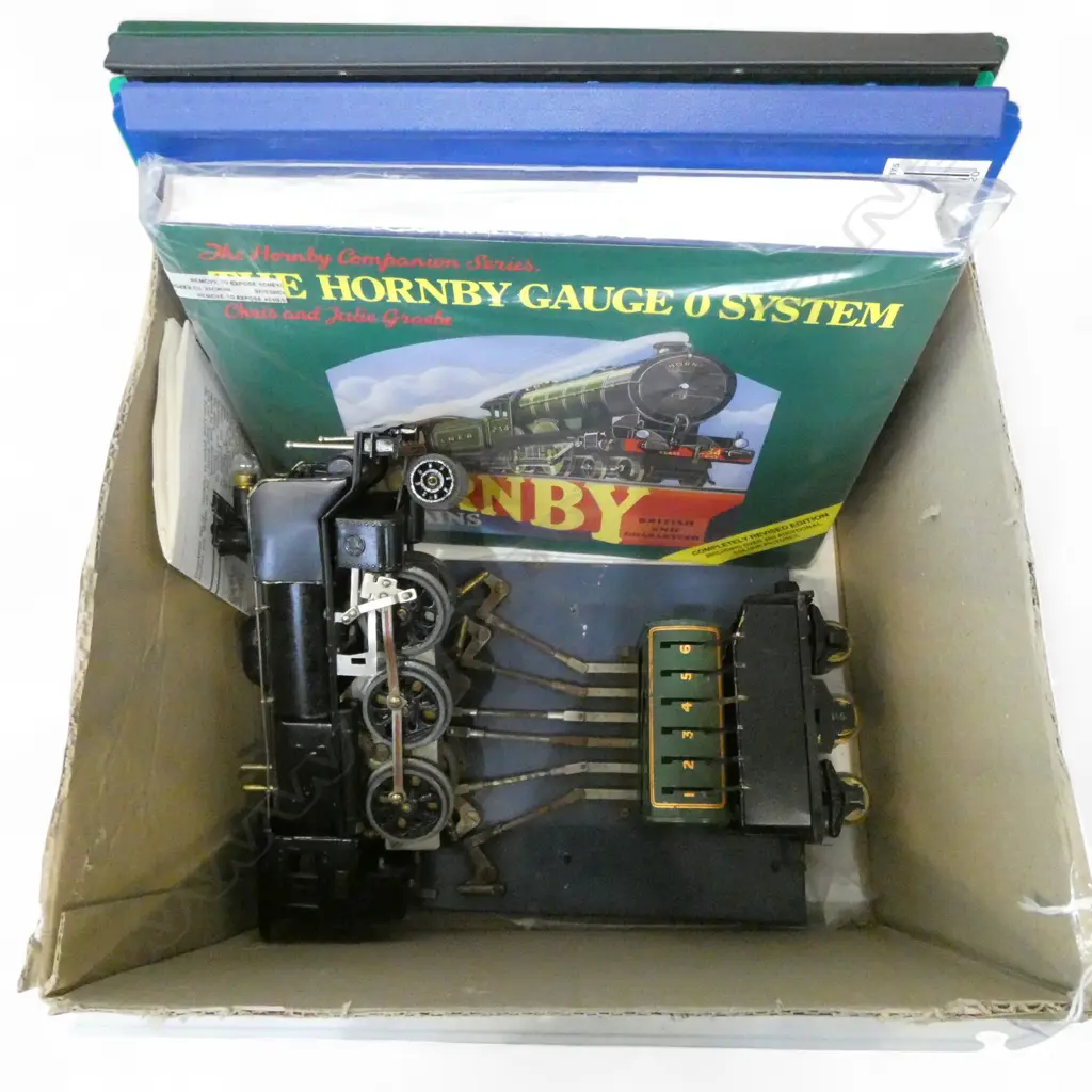 O GAUGE ELECTRIC HORNBY ENGINE NOC584 & TENDER MASTER POINTS & LITERATURE Image 1++