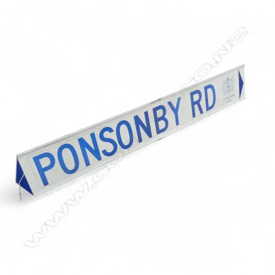 PONSONBY RD STREET SIGN 1395x215mm
