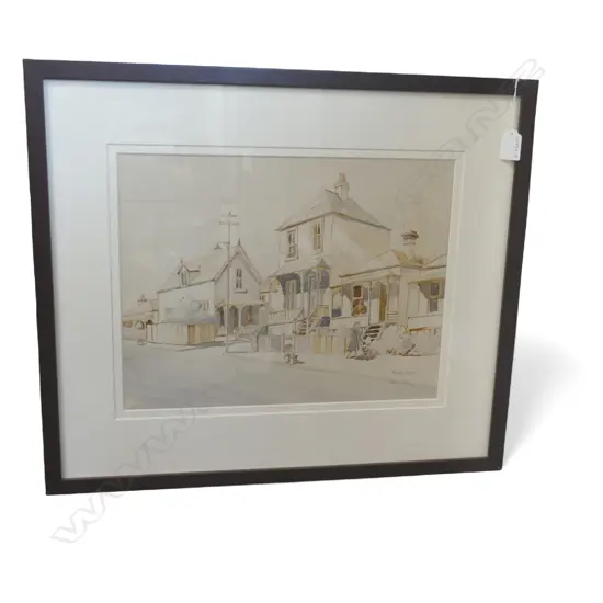 PEGGY SPICER WATERCOLOUR SIGNED TITLED VERSO...