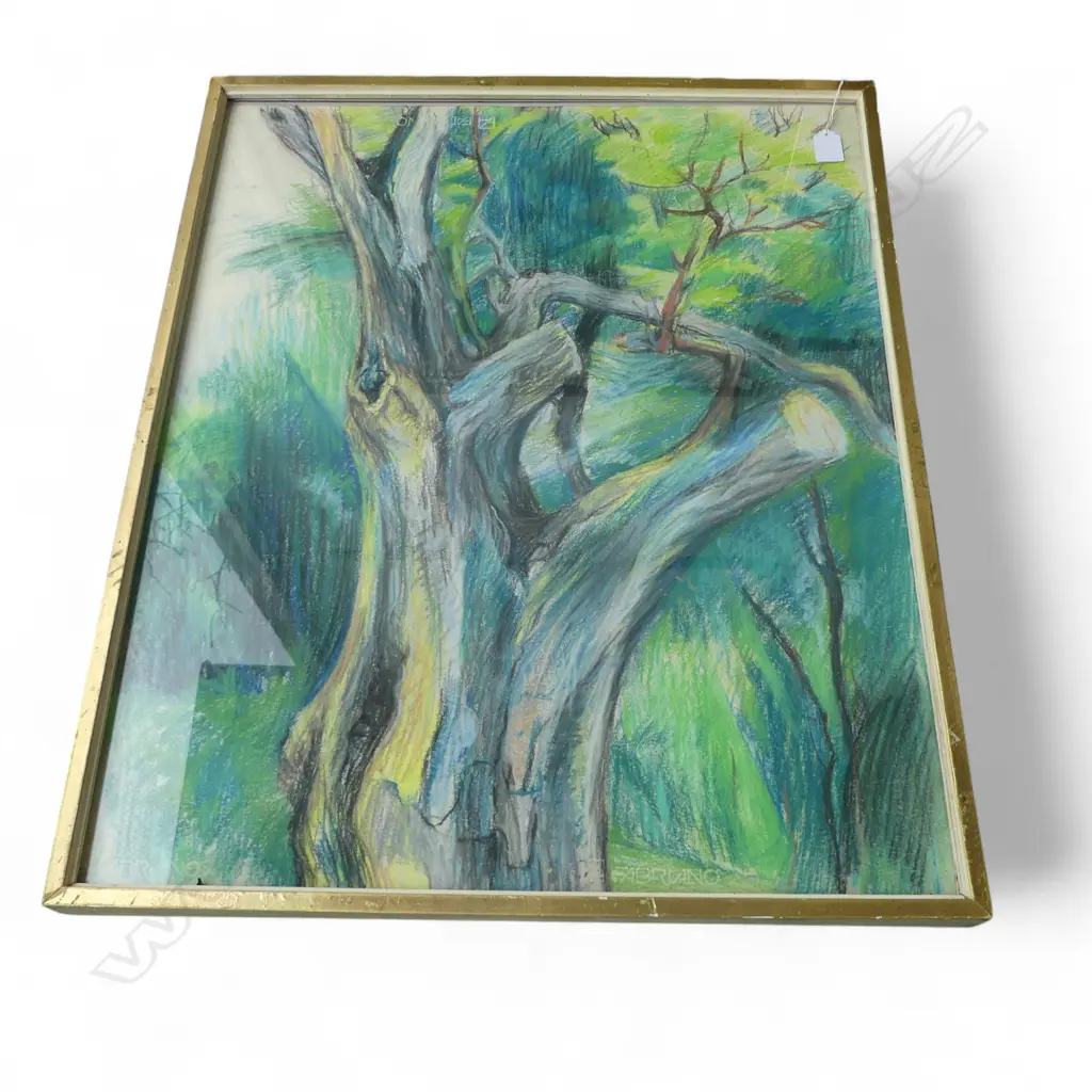 GROUP OF FOUR FRAMED EUROPEAN LANDSCAPES (3 OIL 1 PASTEL) LARGEST 700 X 580 mm Image 1++