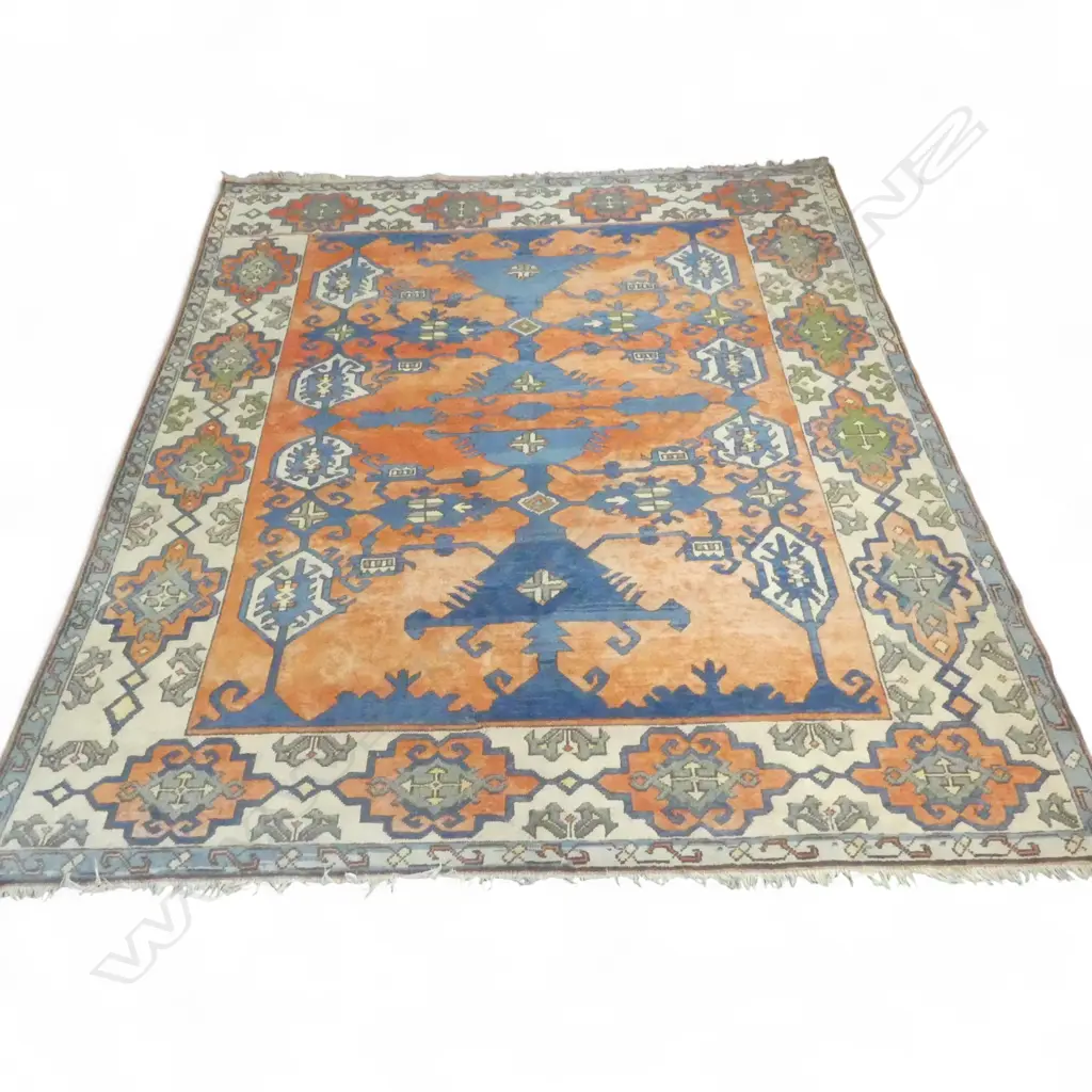 TURKISH KONYA HAND KNOTTED ALL WOOL RUG with lothlorian certificate of origin 3000x2400mm Image 1++