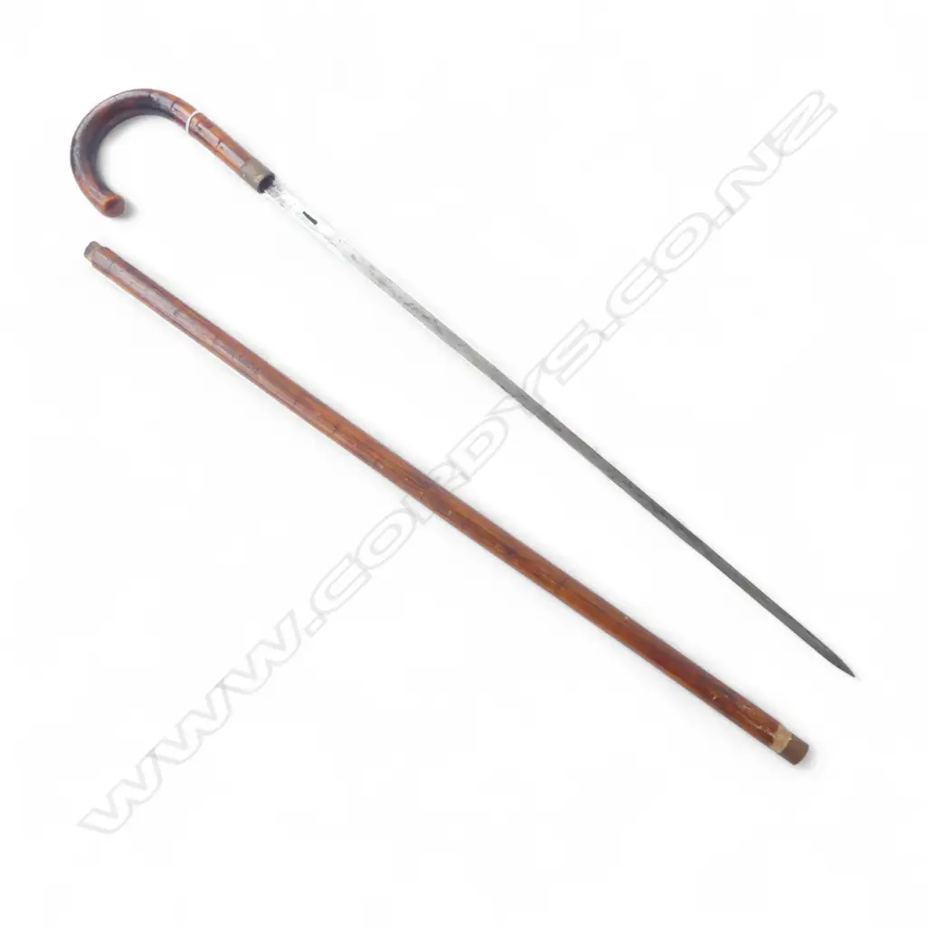 2 VINTAGE WALKING STICKS H.910mm Image 1++