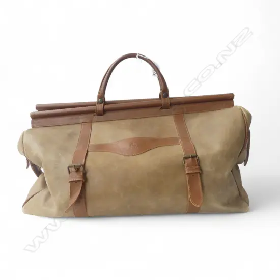 CERISSI LEATHER WEEKEND BAG W.530mm