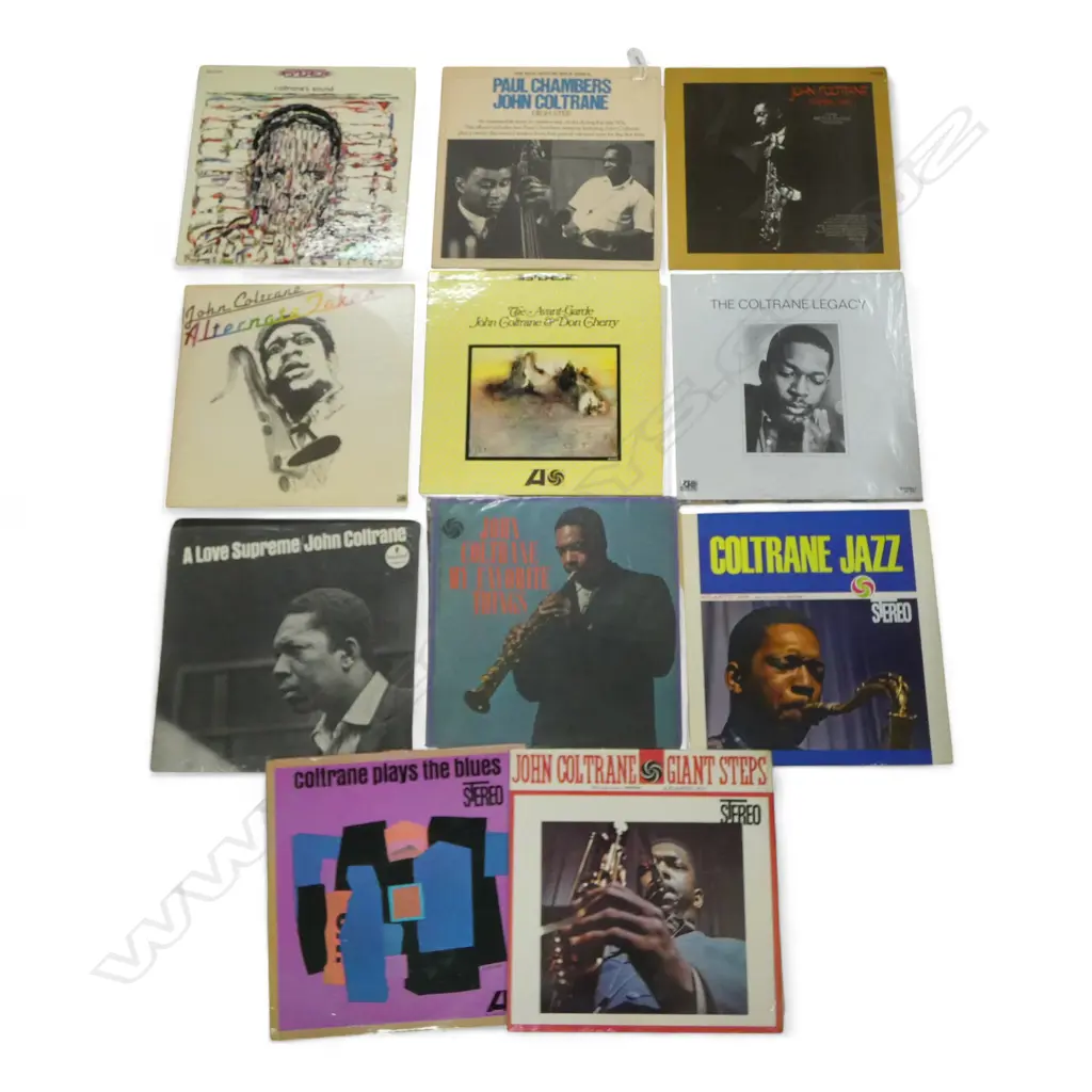 ASST. JOHN COLTRANE JAZZ LPs Provenance: Ex Collection Wellington Choy Image 1++