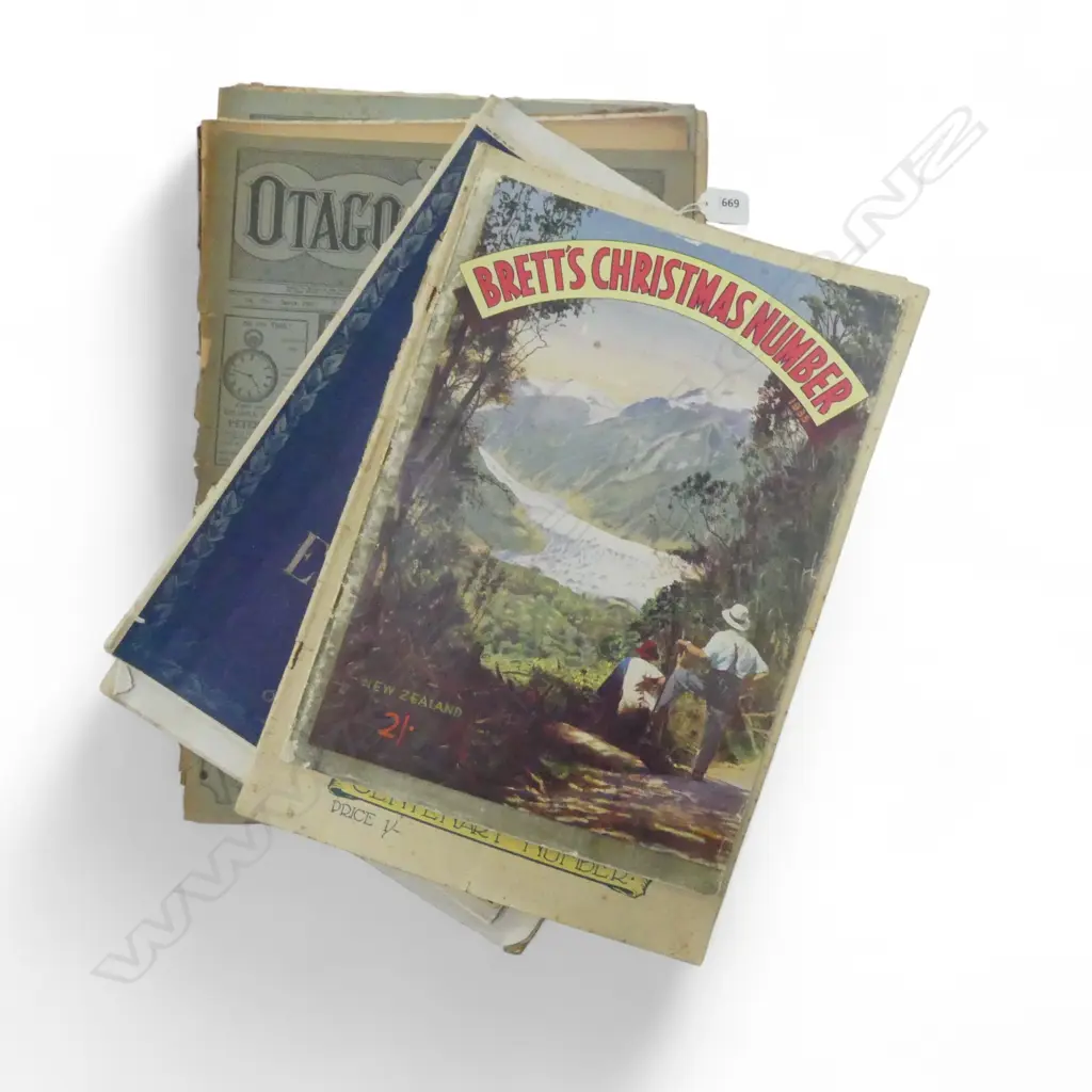 6 VINTAGE SPECIAL ED. MAGAZINES, WEEKLY PRESS, BRETTS XMAS ETC Image 1++