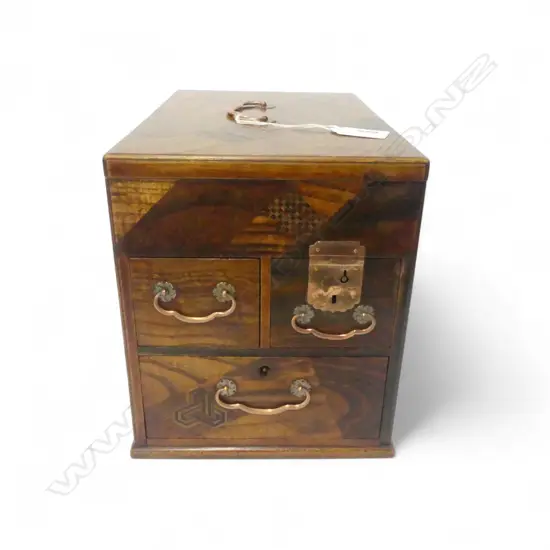 JAPANESE INLAID WORK BOX 280x180x205mm