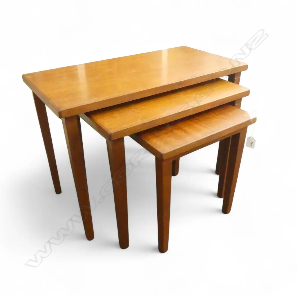 3 MCM / RETRO NESTING TABLES W.600mm Image 1++
