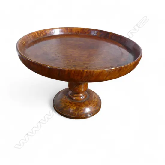 TURNED BURR WOOD COMPORT H.150mm