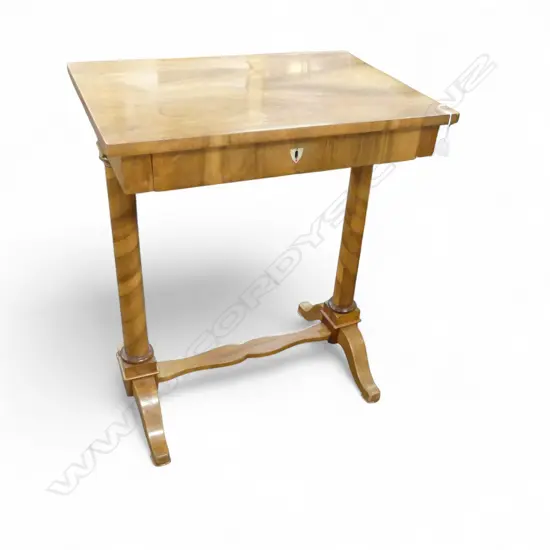 CONTINENTAL KARELIAN BIRCH SIDE TABLE 680x470x820mm