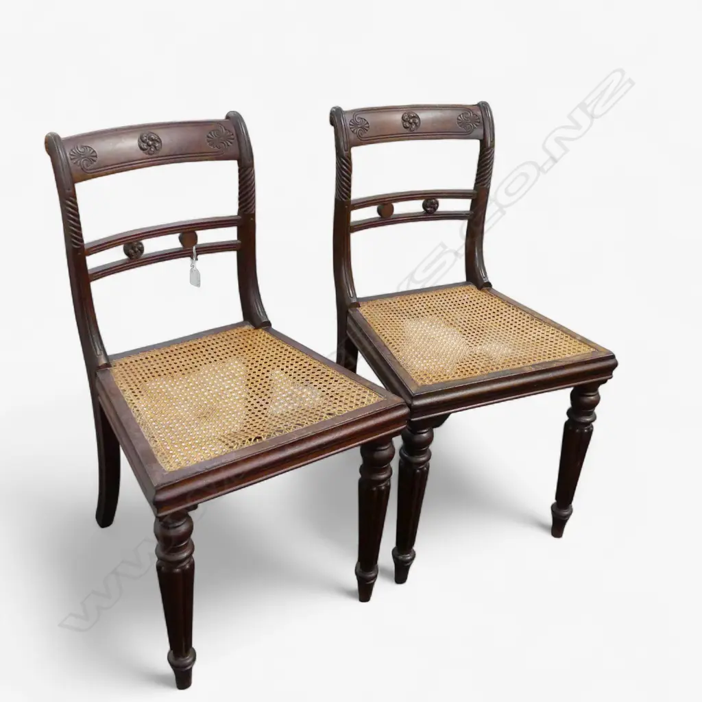 PR ANTIQUE CHAIRS, CANED SEAT Image 1++