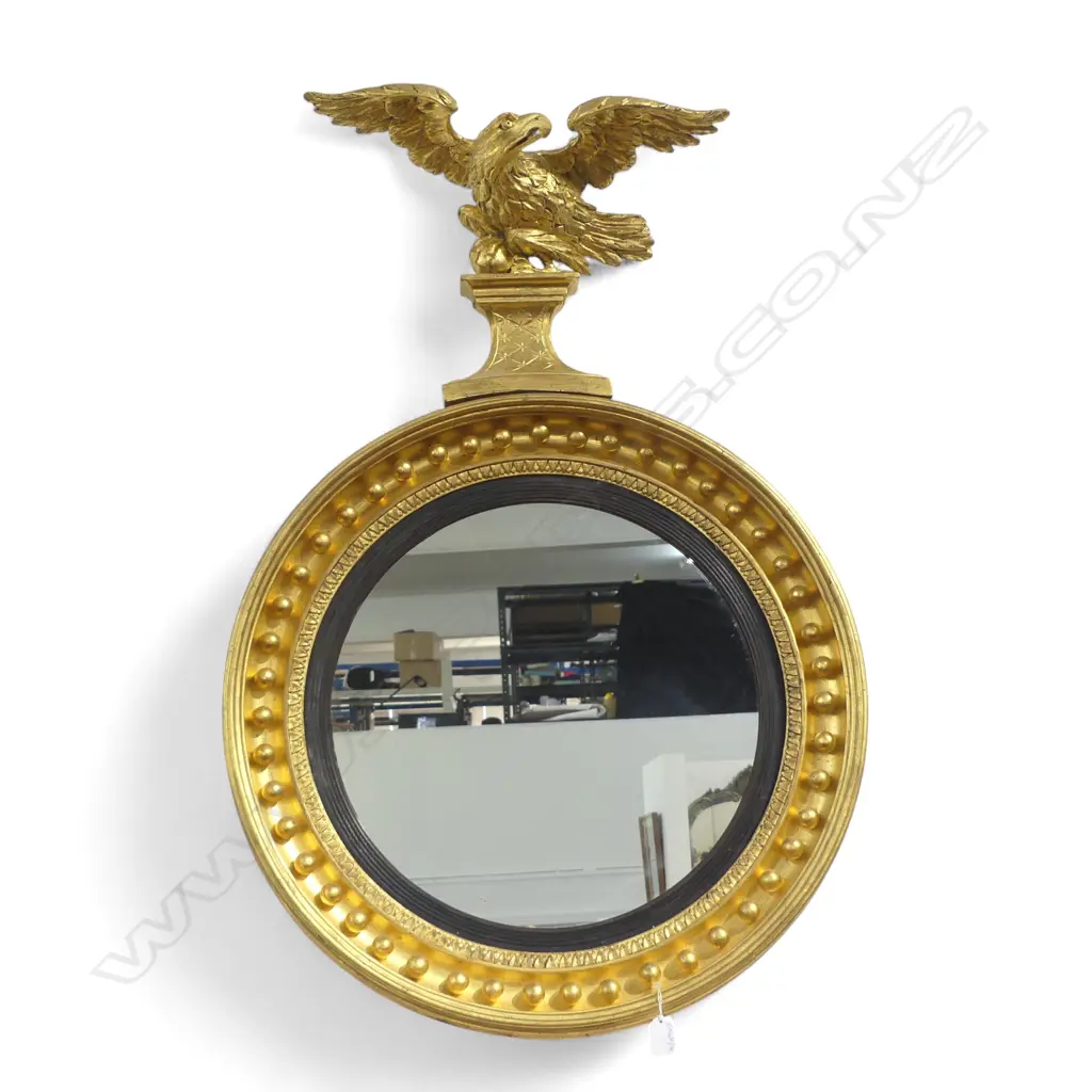 GEORGIAN FEDERAL MIRROR w. NEW GLASS Image 1++