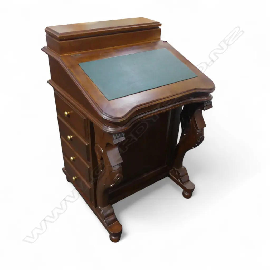 MODERN MAHOGANY DAVENPORT  540x540x830mm Image 1++