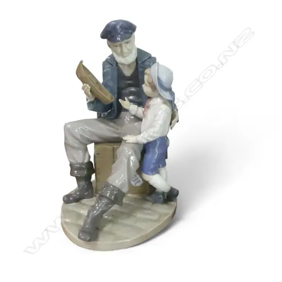 LLADRO #5207 'A TALL YARN' H.280mm + SIGN