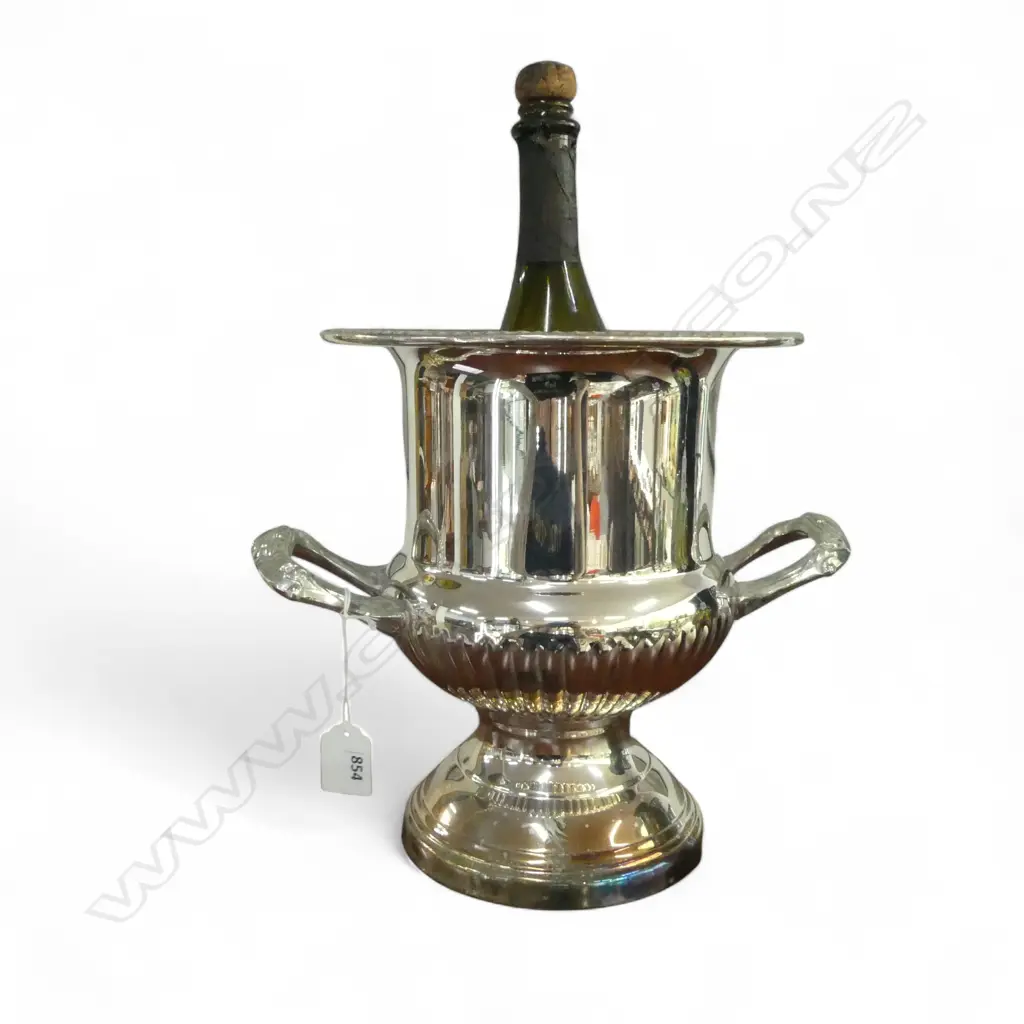 SILVER PLATE CHAMPAGNE BUCKET H.255mm Image 1++