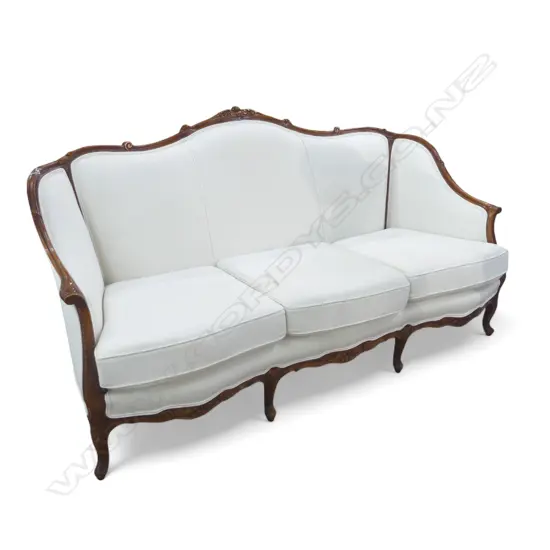 CANAPE SOFA IN WHITE LINEN 1920x900x1000mm