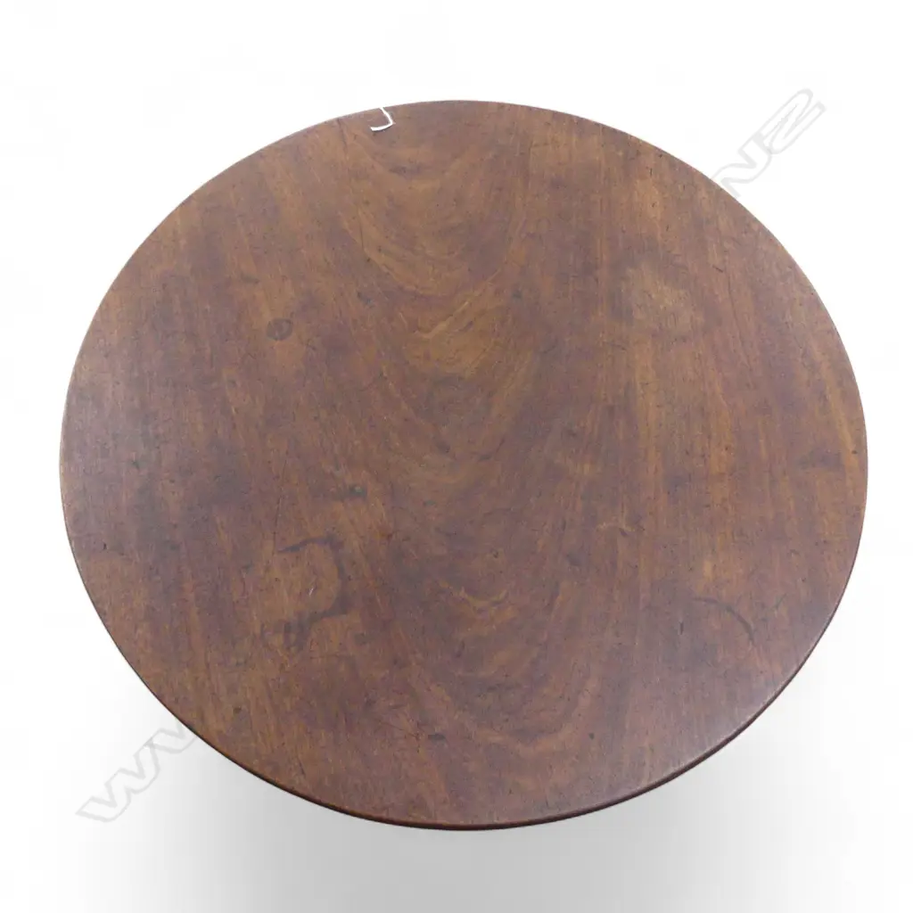 GEORGIAN MAHOGANY TILT TOP TABLE H.700mm, 765mm dia Image 1++