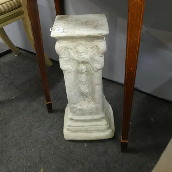 CONCRETE GARDEN PLINTH H.485mm