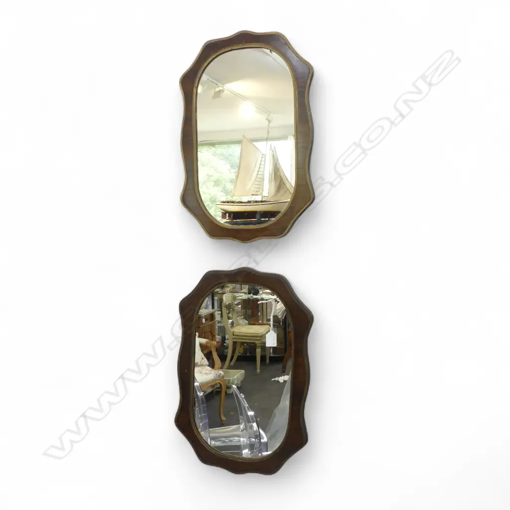 PR SERPENTINE OVAL FRAMED MIRRORS 520x350mm Image 1++