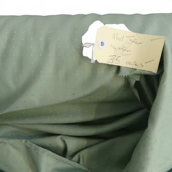 FABRIC BOLT; MINT STAR, POLY COTTON, 35M