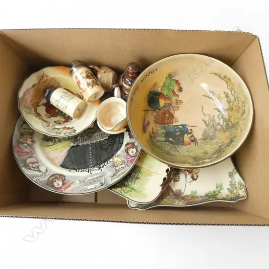 ASST. ROYAL DOULTON CHINA; LAMBETH, GREENWOOD, etc