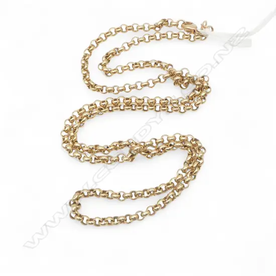 9CT GOLD CHAIN 11.52gms 70cm long
