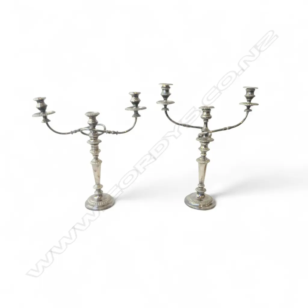 PR SILVER PLATE CANDELABRA H.480mm Image 1++