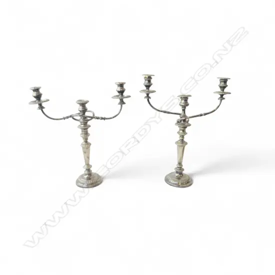 PR SILVER PLATE CANDELABRA H.480mm