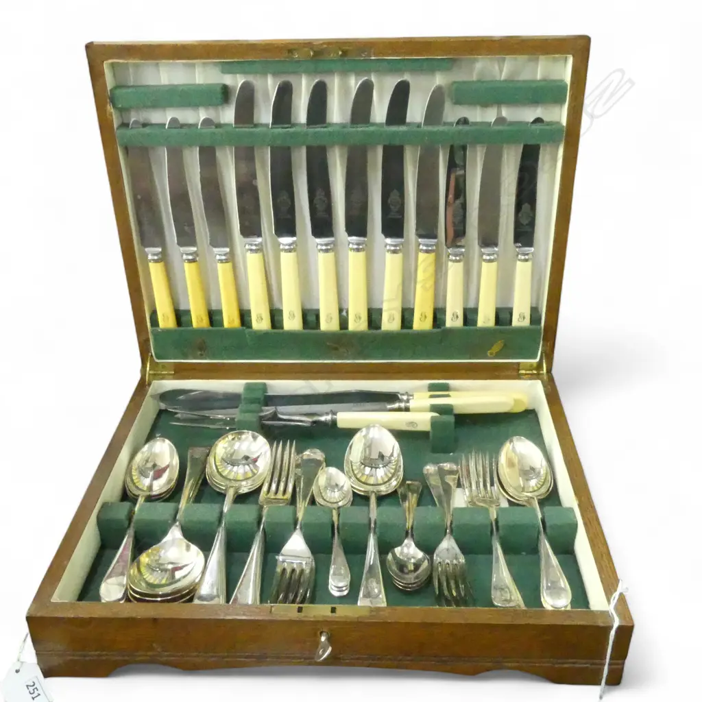6 PLACE CUTLERY CANTEEN, GEORGE BUTLER & Co. SHEFFIELD ENGLAND Image 1++