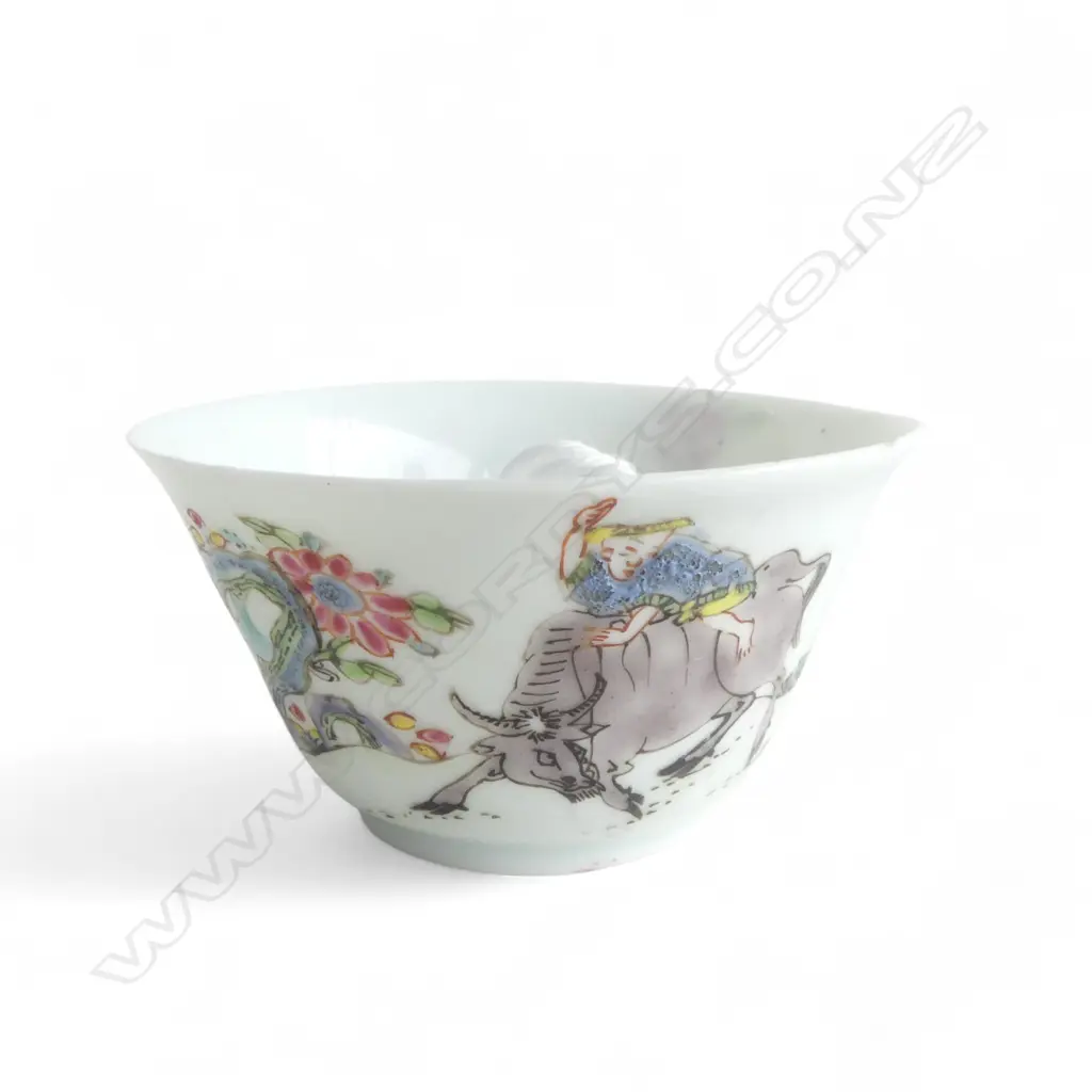 YONG ZHENG? CHINESE WINE CUP, 75mm dia hairline Image 1++