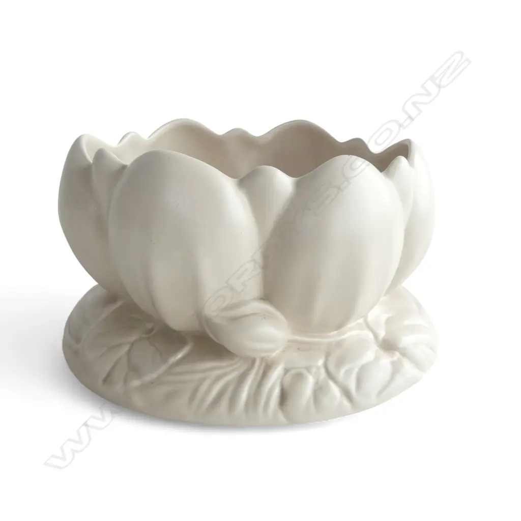 C/CLIFF MUSHROOM GLAZED TULIP VASE H120 L200MM Image 1++
