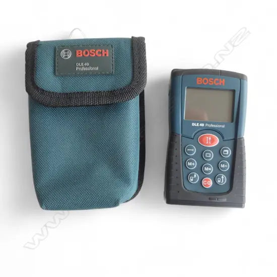 A BOSCH DLE 40 LASER LEVEL 