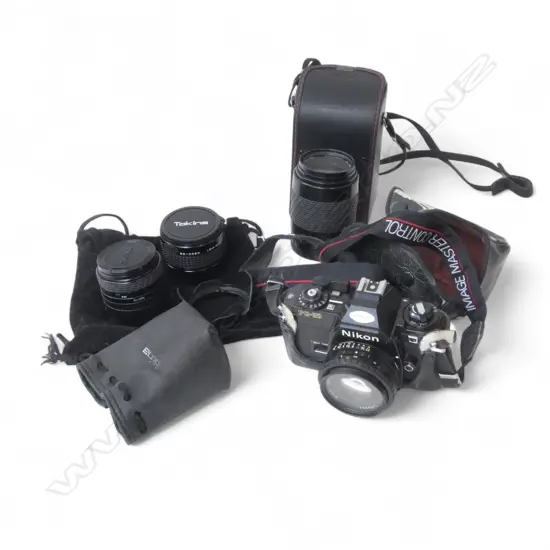 NIKON FG20 CAMERA 2 SIGMA LENSES & TOKINA LENSE