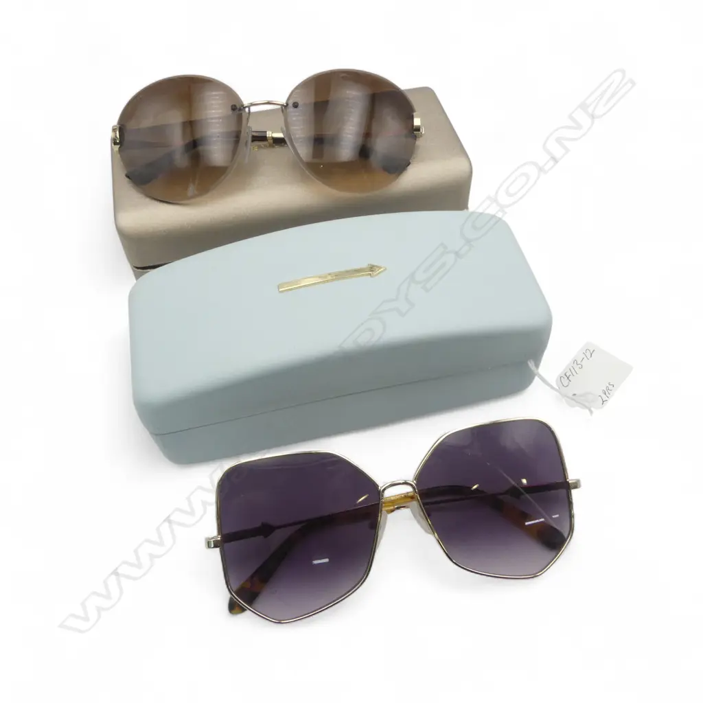 2 PRS SUNGLASSES, BVLGARI & KAREN WALKER Image 1++