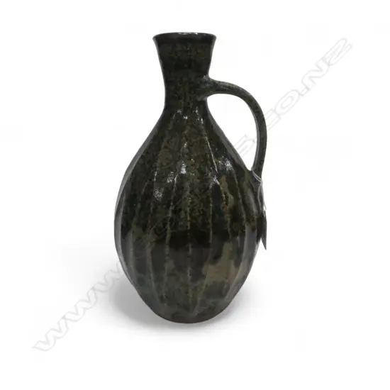 STUDIO POTTERY HANDLED VESSEL H.260mm