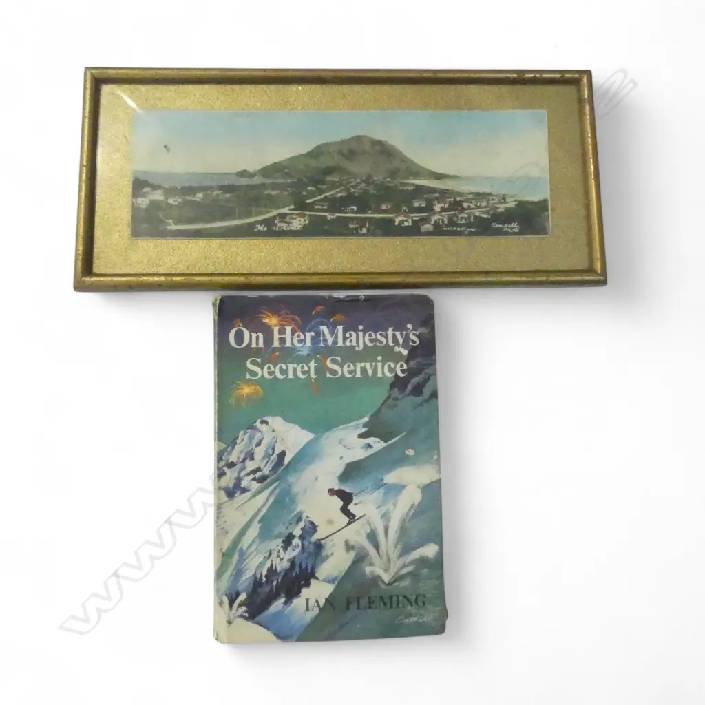 IAN FLEMING THE BOOK CLUB FIRST ED. 'On Her Majesty's Secret Service' & COLOURED PHOTO Image 1++