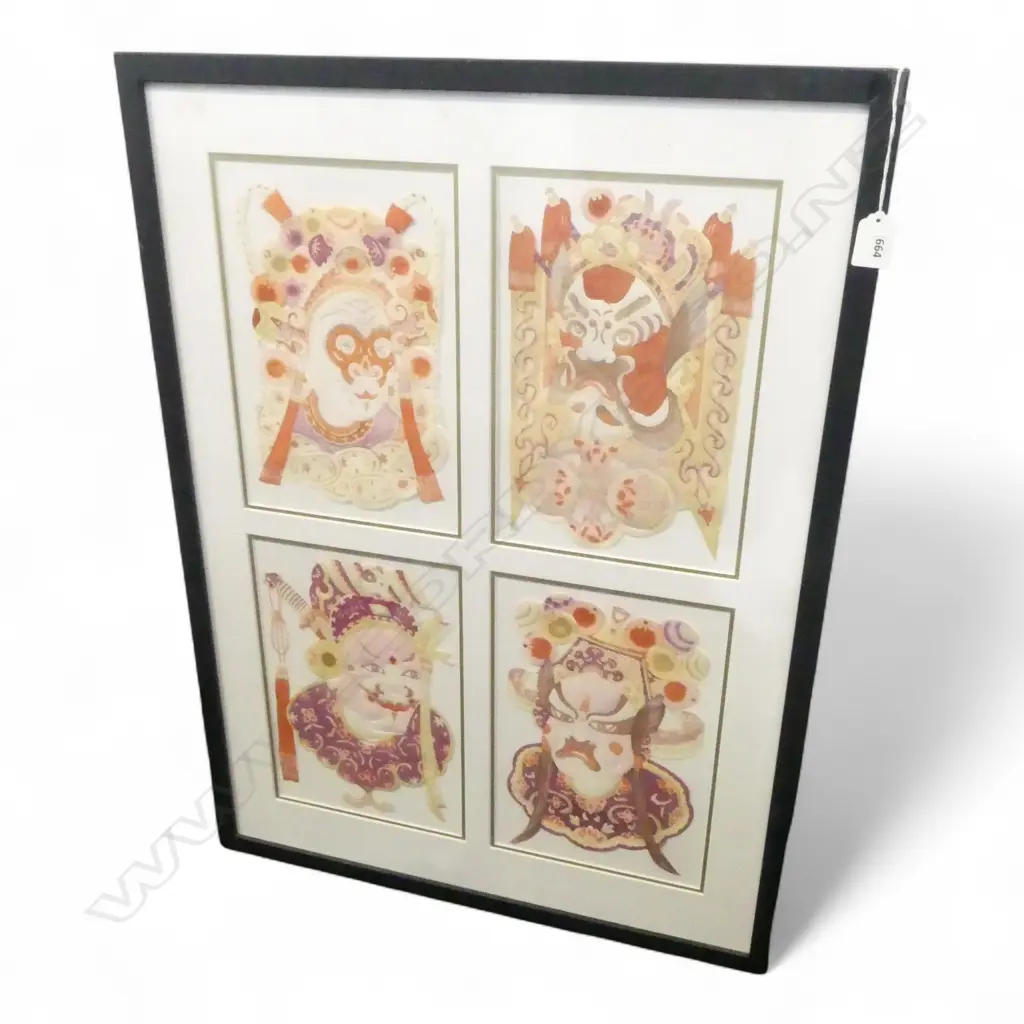 ORIENTAL CUT OUT ARTWORK 290x195mm (780x580mm overall size) Image 1++