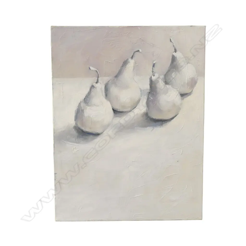 STILL LIFE PEARS, ACRYLIC ON CANVAS, 460 X370MM Image 1++