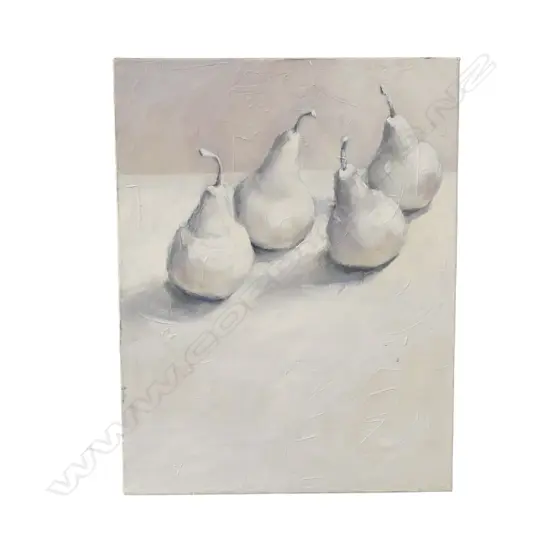 STILL LIFE PEARS, ACRYLIC ON CANVAS, 460 X370MM