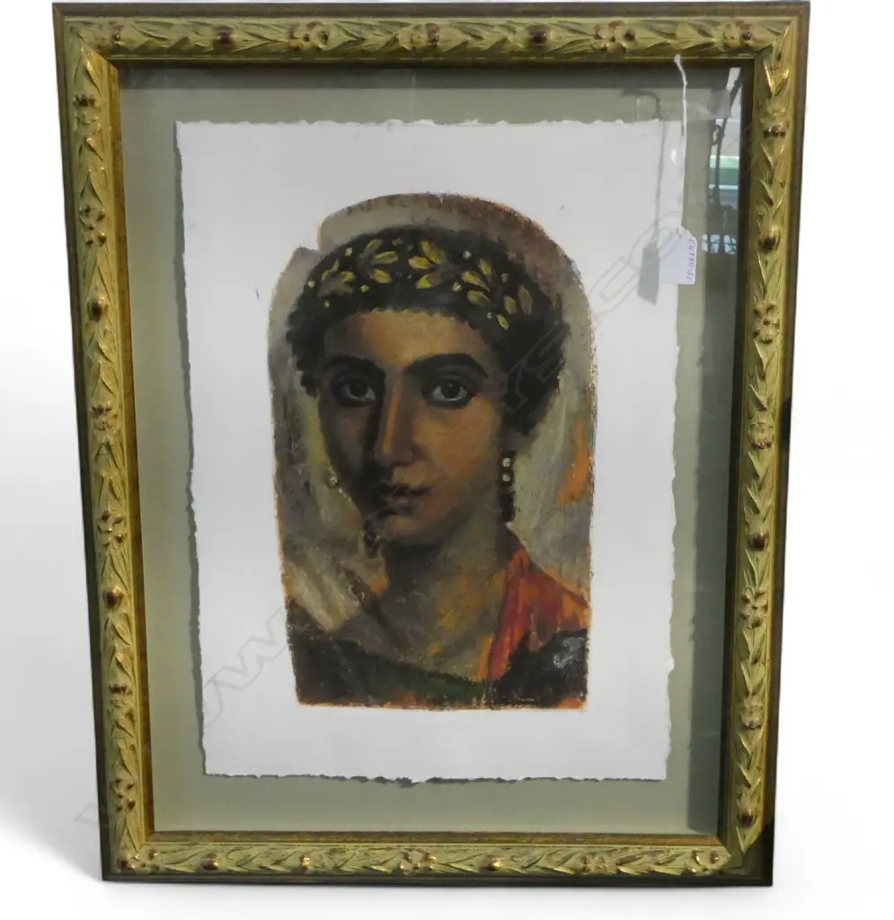 ALEXANDRA HAYES FAYEM PORTRAIT PASTEL ON PAPER (FRAMED) 450 X 320MM Image 1++