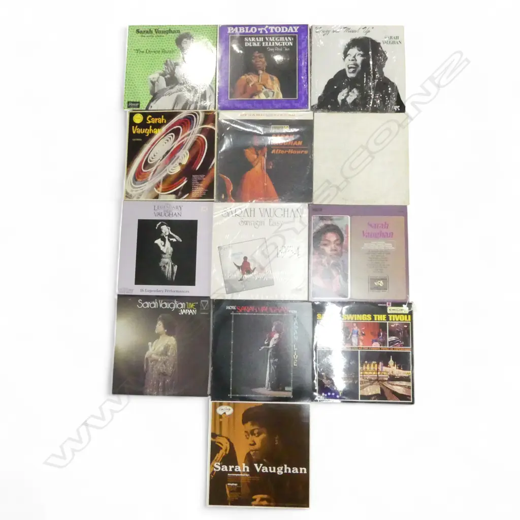 ASST. SARAH VAUGHAN JAZZ LPS Provenance: Ex Collection Wellington Choy Image 1++