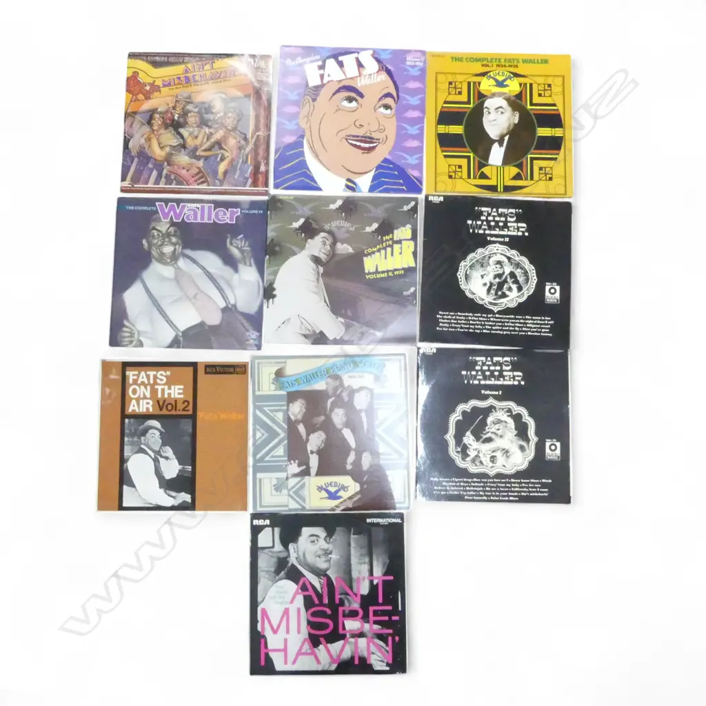 ASST. FATS WALLER JAZZ LPS Provenance: Ex Collection Wellington Choy Image 1++