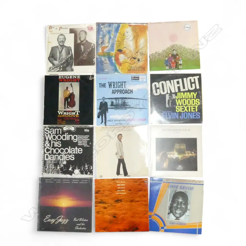 ASST. EUGENE WRIGHT JAZZ LPS Provenance: Ex Collection Wellington Choy Image 1++