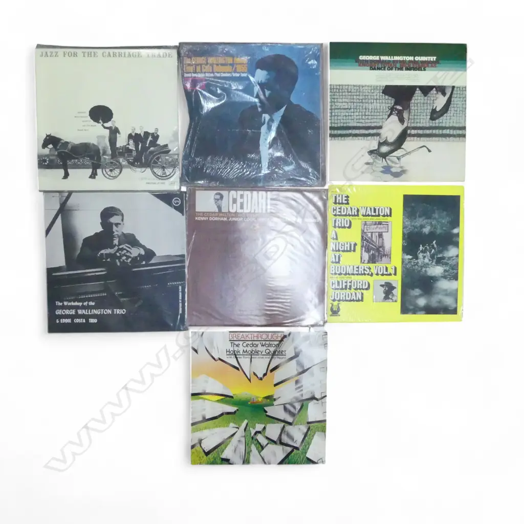ASST.  THE CEDAR WALTON & GEORGE WALLINGTON JAZZ LPS Provenance: Ex Collection Wellington Choy Image 1++