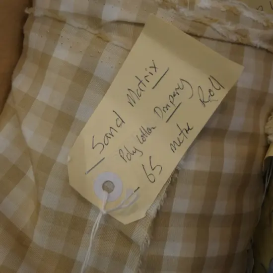 FABRIC BOLT; SAND MATRIX POLY COTTON, 65M