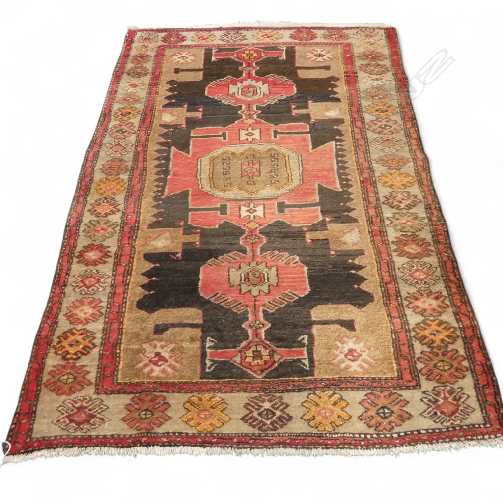 HAND KNOTTED WOOL PILE RUG 2000x1300mm Image 1++