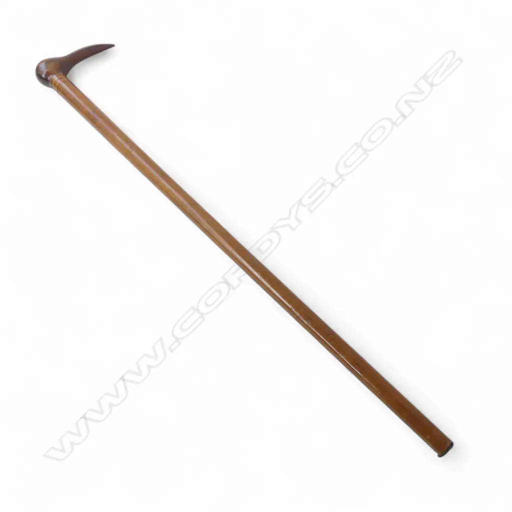 PITCIAN ISLAND BIRD HEAD CARVED WALKINGSTICK L800MM Image 1++