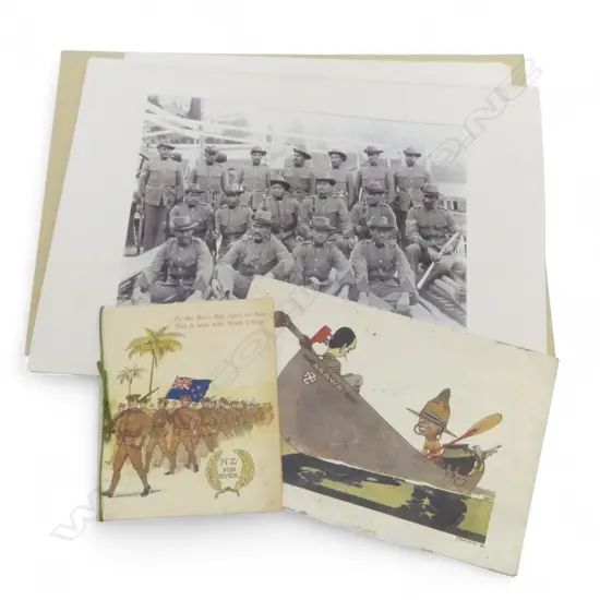 SELECTION REPRINT MAORI BATTALION PHOTOS + 2 WWI Christmas booklets 1 w story of NZ troops eating prisoners..France 1918